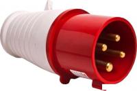 Вилка кабельная EKF 024 3Р+РЕ 32А 380В IP44 ps-024-32-380