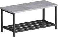 Полка для обуви Макс Стайл ОБ-320-F186ST9 (Egger бетон чикаго светло-серый F186 ST9)