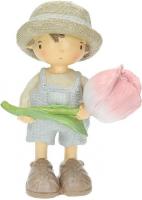 Статуэтка Andrea Fontebasso Vogue Bimbi. Мальчик с тюльпаном VG9ST072484