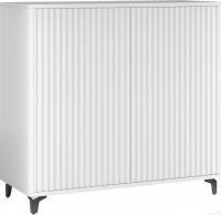 Тумба Shtabe Royal 5061 эко (белый/белый/черный)