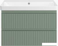 Brevita Тумба под умывальник Victory 80 VIC-09080-0802Я (зеленый матовый)