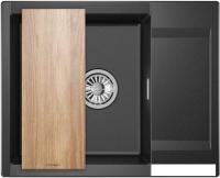 Кухонная мойка Granula ES-6202 (шварц)