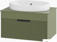 Brevita Тумба под умывальник Enfida 70 ENF-06070-0841Я (зеленый матовый)