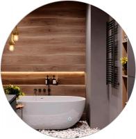 Зеркало eMZe 100 LED.100.100.4К (с подсветкой)