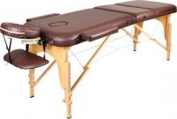 Массажный стол Atlas Sport 70 см складной 3-с деревянный (коричневый)