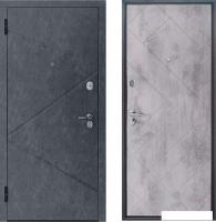 Металлическая дверь Guard Loft бетон графит/бетон серый (86x205, левая)