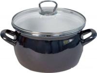 Кастрюля Сантэкс 1-2415111 (темно-серый/хром)