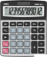 Калькулятор Deli EM889 (серебристый)