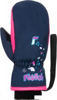 Горнолыжные варежки Reusch Kids Mitten 6285405-4540 (р-р 2, Dress Blue/Knockout Pink)