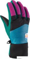 Горнолыжные перчатки Viking Downtown Girl 113/24/5335-9915 (р.6, разноцветный/синий)
