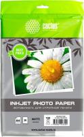 Фотобумага CACTUS Матовая двухстороняя А4 100 г/м2 20 листов CS-MA410020EDS