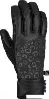 Горнолыжные перчатки Reusch Beatrix R-TEX XT 6331277-7053 (р-р 7.5, Black/Black Leopard)