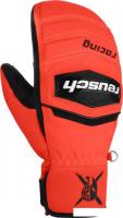 Горнолыжные варежки Reusch Warrior R-TEX XT Junior 6271533-7809 (р-р 4.5, Mitten Black/Fluo Red)