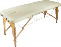 Массажный стол Atlas Sport складной 2-с деревянный 70 см (бежевый)