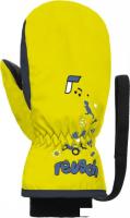 Горнолыжные варежки Reusch Kids Mitten Safety 6285405-2305 (р-р 4, Yellow/Dress Blue)