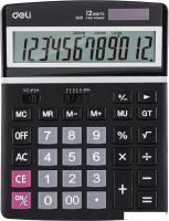 Калькулятор Deli E1631 (черный)