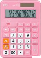 Калькулятор Deli EM210F (розовый)
