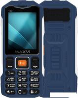 Кнопочный телефон Maxvi T20 (синий)
