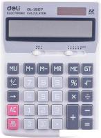 Бухгалтерский калькулятор Deli E1507 (серый)