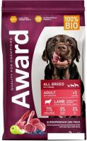 Сухой корм для собак Award Adult All Breed с ягненком с индейкой с добавлением яблока и черники 2 кг