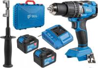 Ударная дрель-шуруповерт Bull SR 1805 (с 2-мя АКБ 6 Ah, кейс)