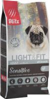Сухой корм для собак Blitz Adult Light & Fit 15 кг