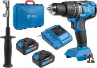 Ударная дрель-шуруповерт Bull SR 1805 (с 2-мя АКБ 4 Ah, кейс)