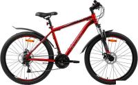 Велосипед AIST Quest Disc 26 р.20 2024 (разобранный, красный/черный)