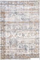 Ковер для жилой комнаты Radjab Carpet Бьянка Прямоугольник D008A 8779RK-B (0.8x1.5, Cream Shirink/Bl
