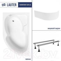Ванна Lauter Geneva 170x105 2103170L (с ножками и лицевым экраном)
