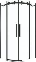 Душевой уголок Grossman Classic 100x100x195 301.K33.04.1010.21.00 (черный матовый/прозрачное стекло)