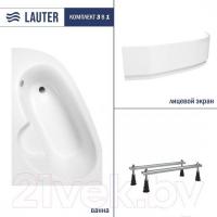 Ванна Lauter Valencia 170x110 2102170L (с ножками и лицевым экраном)