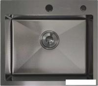 Кухонная мойка Gerhans K35044BD Decor (графит)