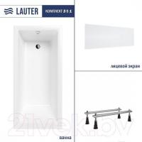 Ванна Lauter Athena 170x80 21090080 (с ножками и лицевым экраном)