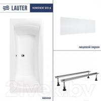 Ванна Lauter Belgravia 180x80 21110180 (с ножками и лицевым экраном)