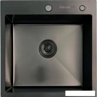 Кухонная мойка Gerhans K35050BD Decor (графит)