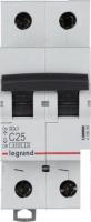 Выключатель автоматический Legrand RX3 25A 4.5kA 2П С 419699