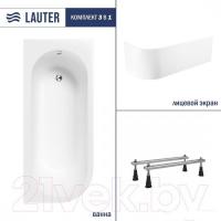 Ванна Lauter Monaco 170x72.5 2113170R (с ножками и лицевым экраном)