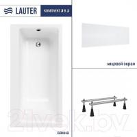 Ванна Lauter Seraphina 170x80 2112170R (с ножками и лицевым экраном)