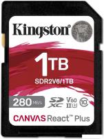 Карта памяти Kingston Canvas React Plus V60 SDXC 1TB