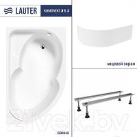 Ванна Lauter Geneva 170x105 2103170R (с ножками и лицевым экраном)