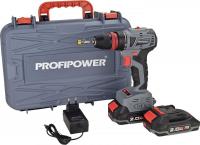 Дрель-шуруповерт Profipower MKBL-18BM (с 2-мя АКБ, кейс)