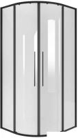 Душевой уголок Niagara NG-6827-34BLACK 100x100x195 (черный матовый/прозрачное стекло)