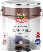 Эмаль Olecolor Алкидная для крыш 5 кг (зеленый)