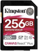 Карта памяти Kingston Canvas React Plus V60 SDXC 256GB