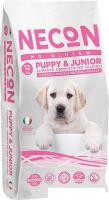 Сухой корм для собак Necon Для щенков и юниоров всех пород со свининой и рисом (12 кг)