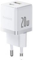 Сетевое зарядное Baseus Palm Fast Charger C+U 20W EU P10111608213-00 (черный)