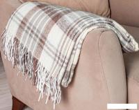 Плед Vladi Метро 4/CANNY 50175 (140x200, белый/серый/коричневый)