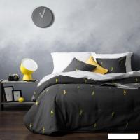 Набор текстиля для спальни Pasionaria Флэш 160x220 с наволочками (мокрый асфальт)