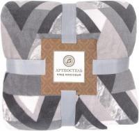 Плед АртПостель Клетка 20-2/6 (серый/черный)